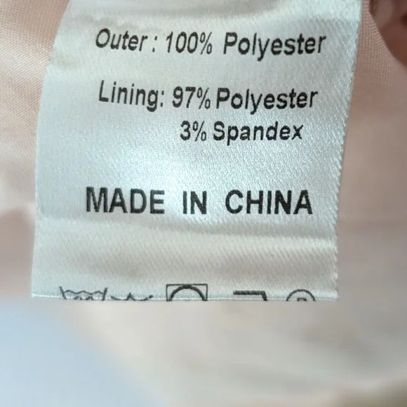 Ivy City Co. Eleanor Pink Sheer Floral Ruffle Knee Length Mini Dress Women's M - Picture 7 of 7